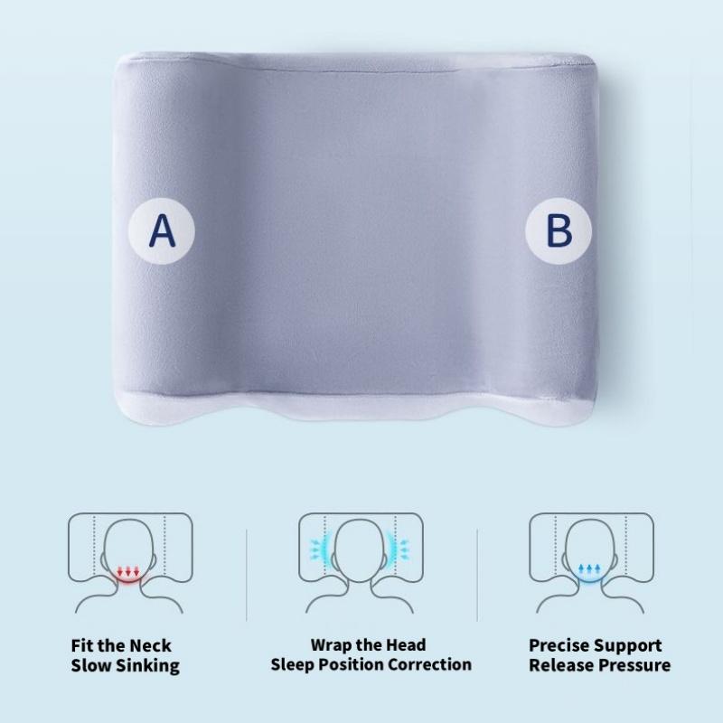 Эргономичные подушки с эффектом памяти, подушка для красоты против морщин, ортопедическая подушка для сна, массажный подголовник