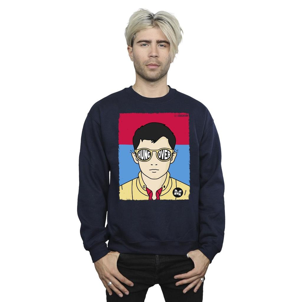 Netflix Mens Sex Education Otis Illustrated Sweatshirt