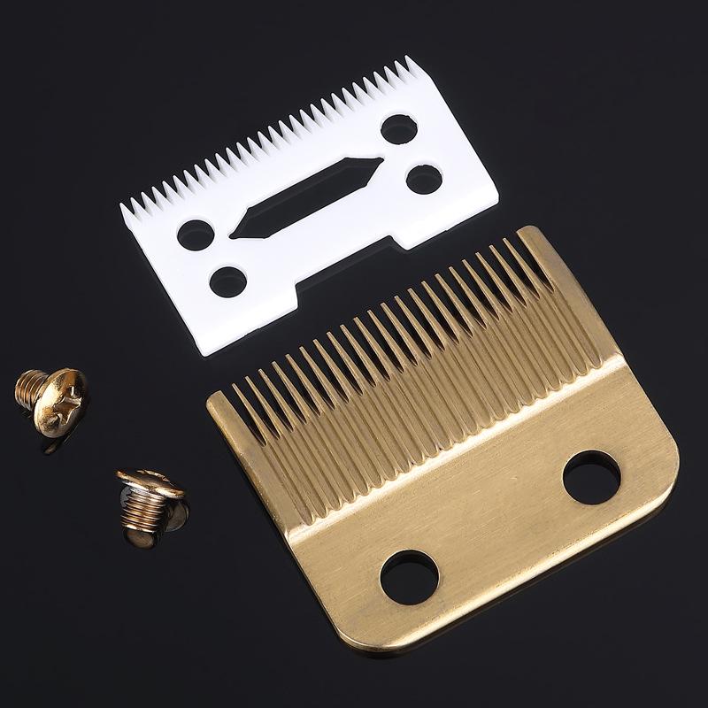 Wahl Hair Clipper Set: Stainless Steel Fixed & Ceramic Moving Blades for Barber Accessories & Oil Head Fade.