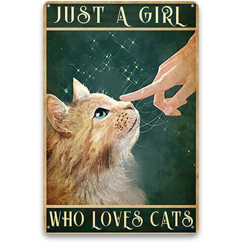 Cats Metal Tin Signs Being Normal Is Boring Wall Decoration Plaque Vintage Poster Iron Painting for Home Cafe Garden Club Bar