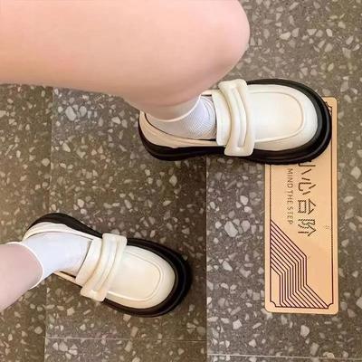 Модная обувь в японском стиле лолита готика лоферы круглый носок женская обувь платформа роскошная кожа повседневная женская обувь милая каваии в продаже