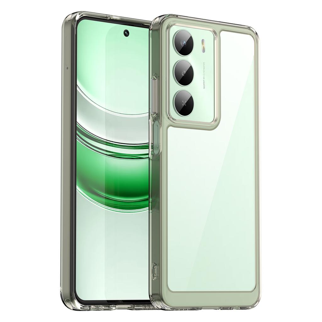 Чехол для Realme V70 5G/V70s 5G/14x 5G, ТПУ + Акрил, Защитный Прозрачный Чехол для Телефона