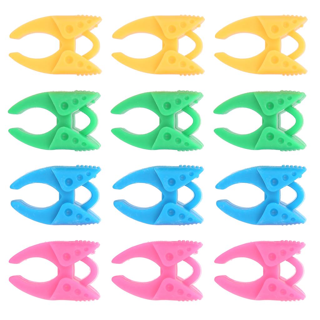 12 шт. силиконовый держатель для шпульки, зажим для нитки, шпулька, швейный инструмент, аксессуары