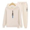 Nine Planets Universe Solar System Hoodies+Pants Two Piece Set Printing Womens Hoodies Tracksuits Jogger Pants Thick Warm Clothes