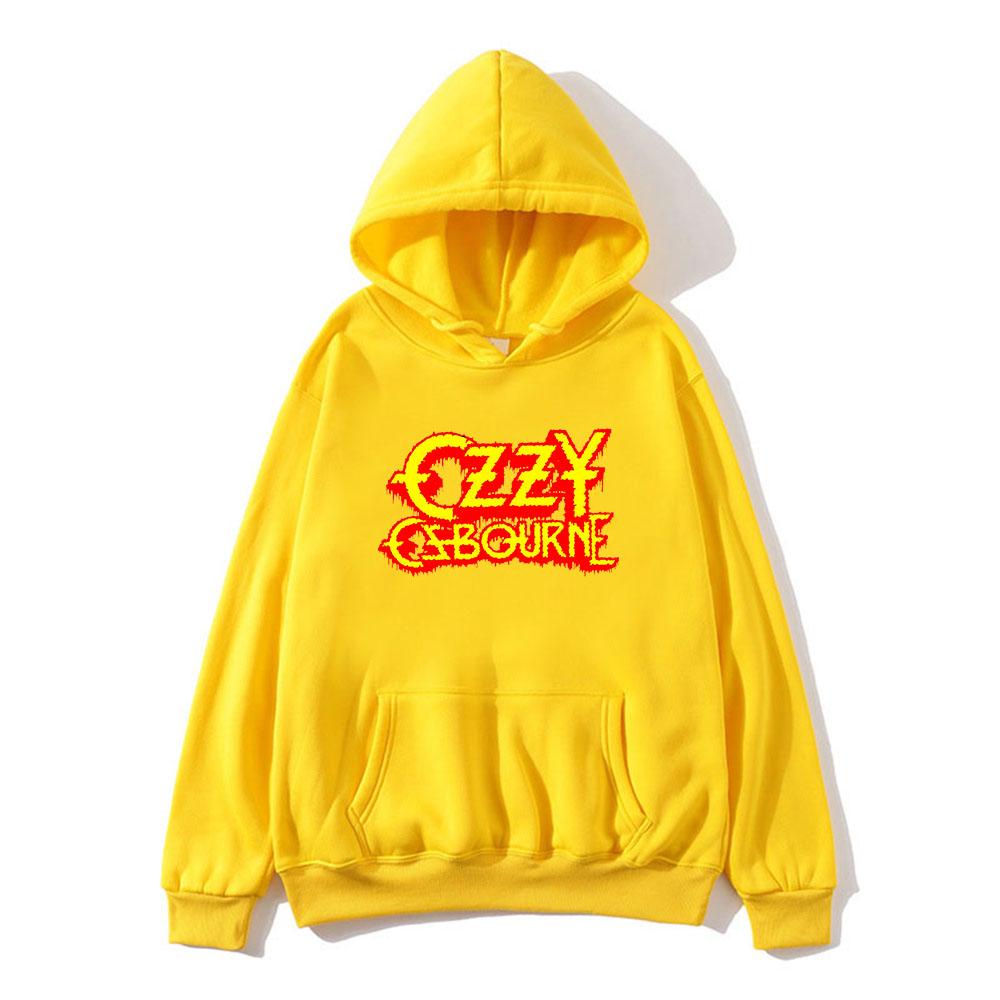 Худи Ozzy Osbourne с длинным рукавом, модная повседневная толстовка для мальчиков/девочек, ретро, милая одежда, Ropa Hombre с капюшоном