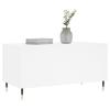 VidaXL Table basse Blanc 90x44,5x45 cm Bois d'ingénierie 830964