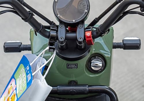 Двойной крючок для руля Q, удобный складной крючок, скрытый дизайн, подходит для обработки PCX160 с ЧПУ, алюминиевый сплав T6 20–28 мм, подходит для анодированного руля