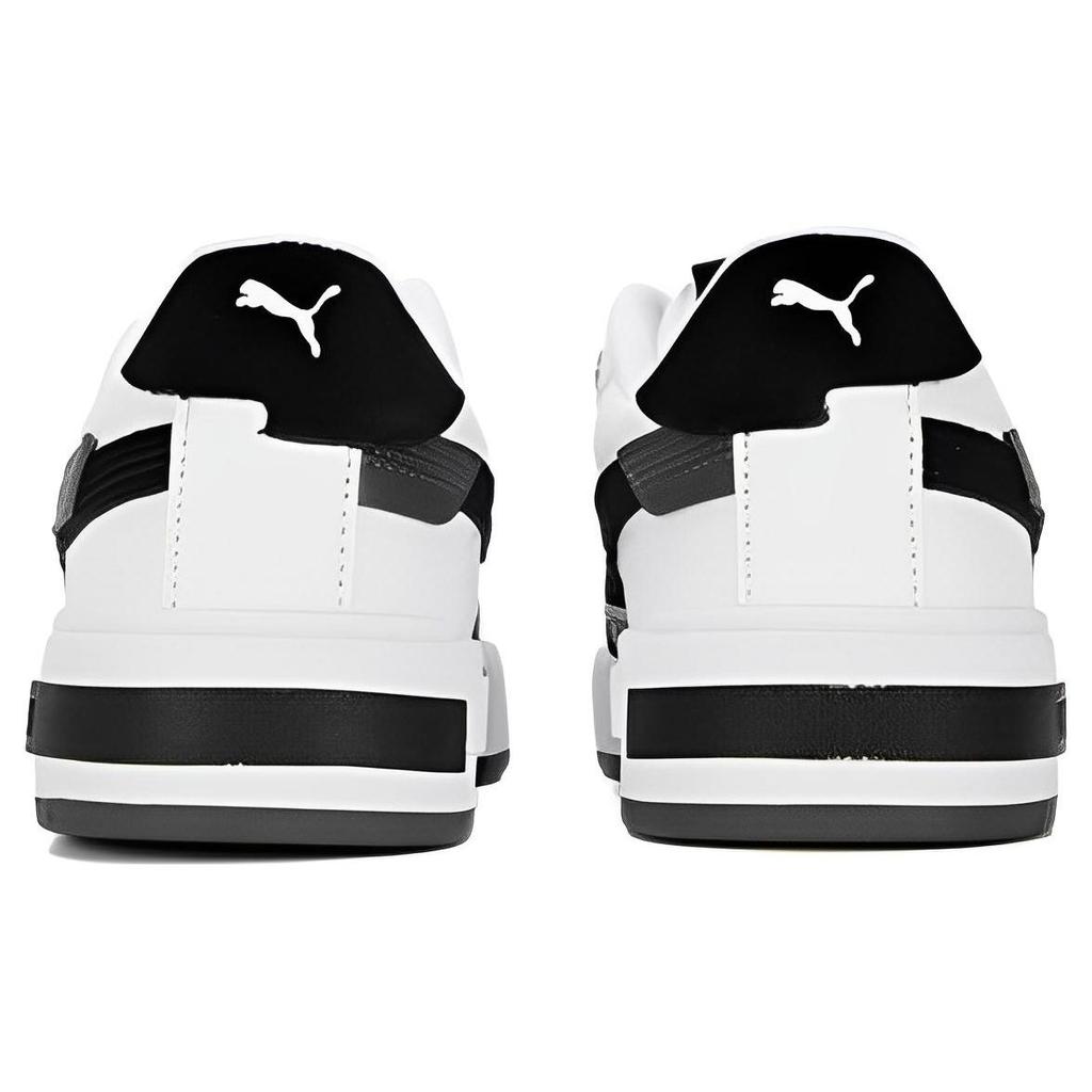 Puma Ca Pro Glitch Кожа Удобные Универсальные Амортизирующие Прочные Низкие Кроссовки Кроссовки Унисекс Черный Белый 389276-03