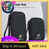 Car Stickers For Alfa Romeo Car Interior Portable Storage Bag Data Cable For Alfa Romeo Giulietta GT 159 147 156 Mito Brera Giul