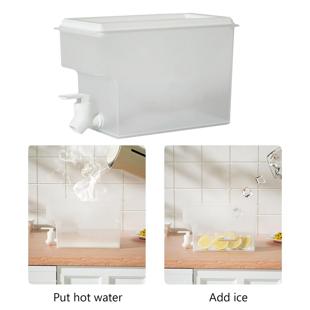 Cold Kettle Water Container Beverage Dispenser with Faucet Refrigerator Iced Cold Kettle Home Large