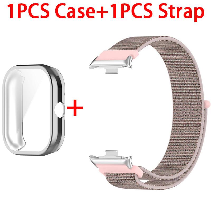 Nylon Loop Strap + TPU Case Cover for Redmi Watch 4 SmartWatch Sport Watchband Bracelet for Redmi Watch5 Wristband Shell
