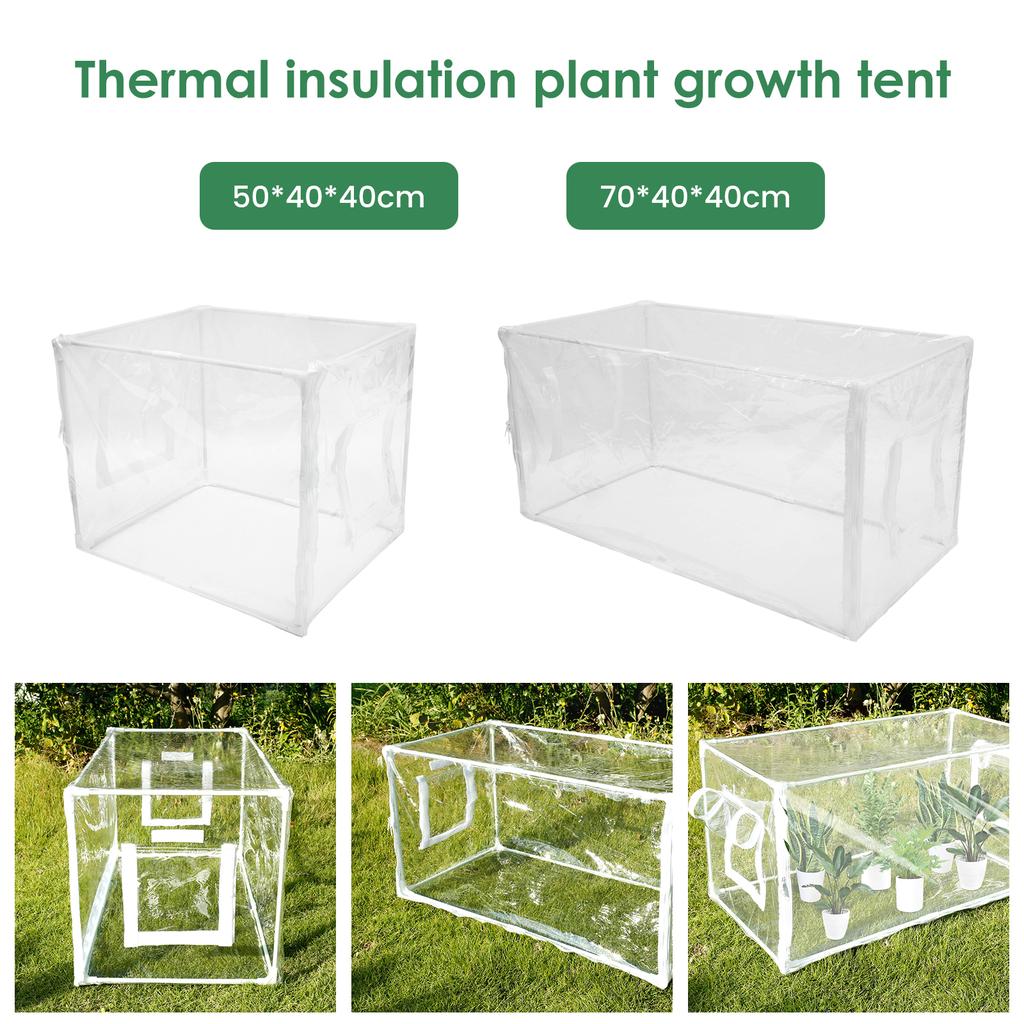 Прозрачная мини-теплица-палатка ПВХ Портативная Складная Маленькая Садовая Палатка для Растений для Посадки в Помещении и на Открытом Воздухе Защитный Чехол НОВЫЙ