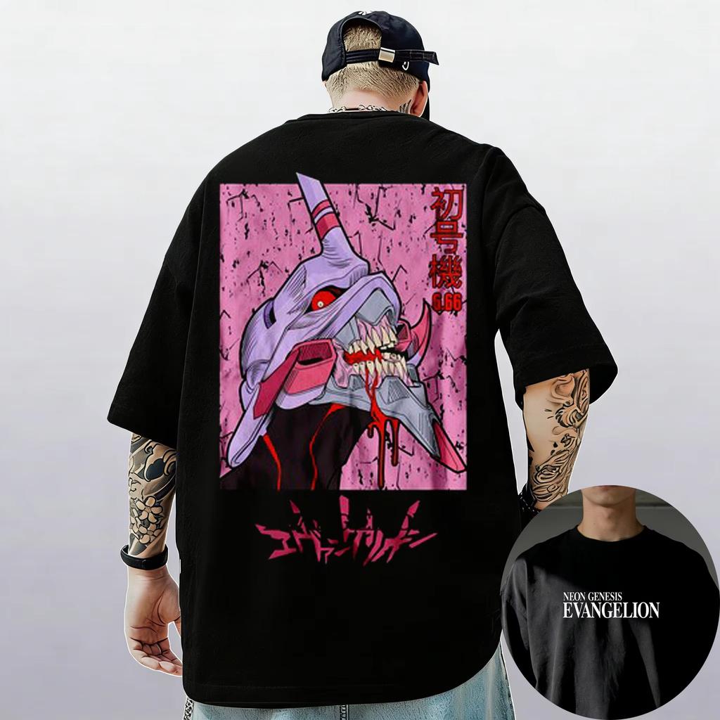 Hot Sale Neon Genesis Evangelion 2026 Streetwear Harajuku Fashion T-shirt Loose Casual Oversized Short Sleeve Casual Daily Wear Asuka Summer New Tee
