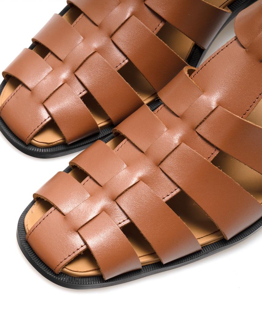 Allclassic Alc7000 Gladiator Sandals_Camel Brown