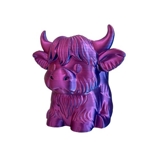 Trailer Hitch Cover Highland Cow Design Scratch Resistant Plastic Ball Cap Small Trailer Hitch Cover Funny Truck Accessory
