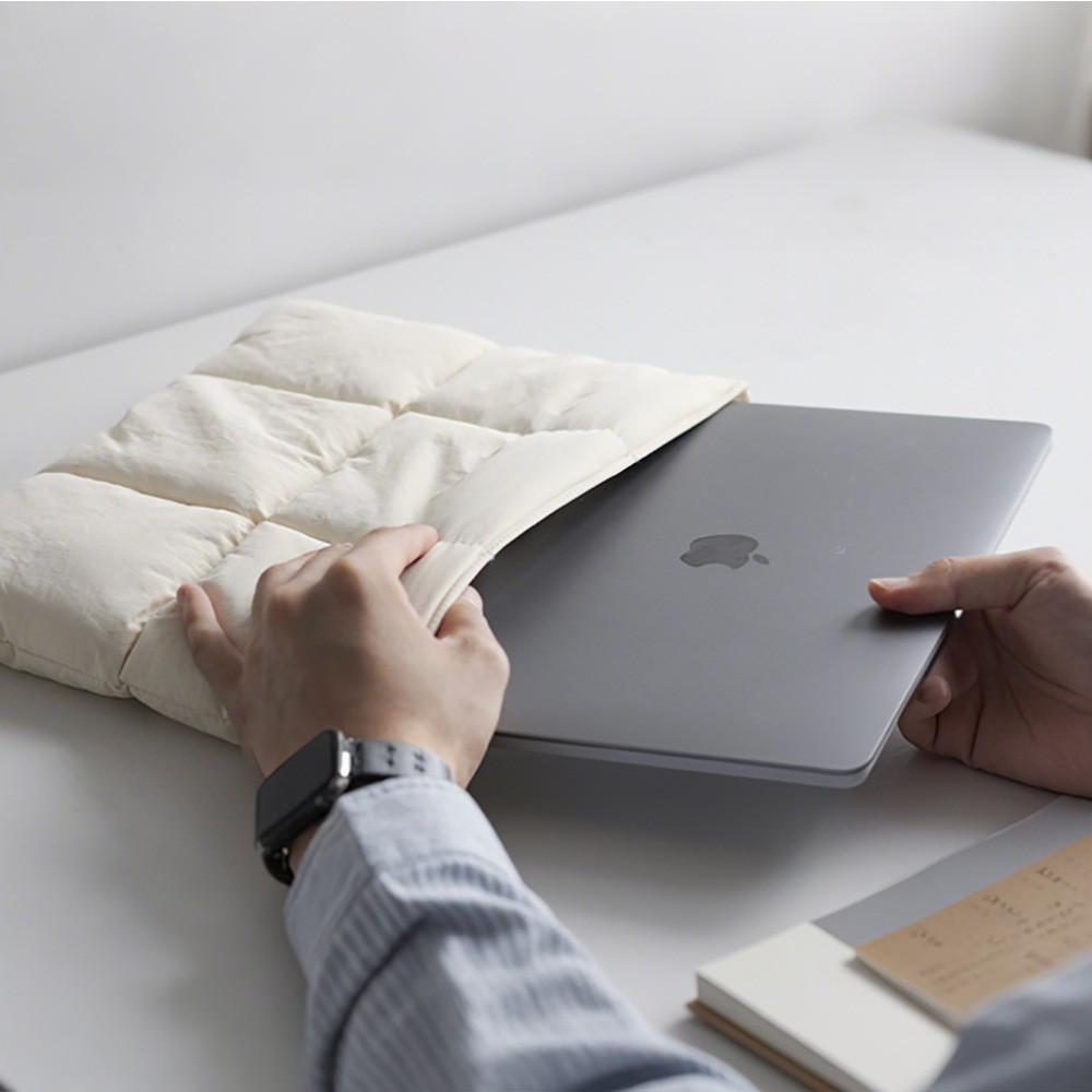 Магнитный чехол-сумка для ноутбука с пуховкой для 13" MacBook, Huawei, Xiaomi