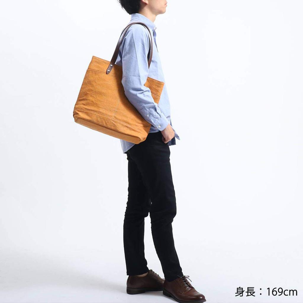 Tote Bag 8 Canvas Color Coating Navy [Baggy Port] No. YNM-1301 Men's BP-YNM1301-NV