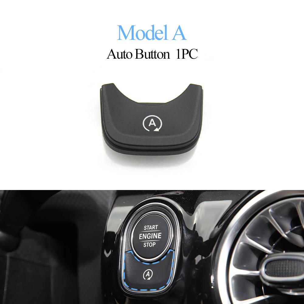 Car Engine Ignition Start Stop Switch Auto Button Trim Strip For Benz A B V CLA Sprinter W177 W247 W447 W448 W118 W907 W910