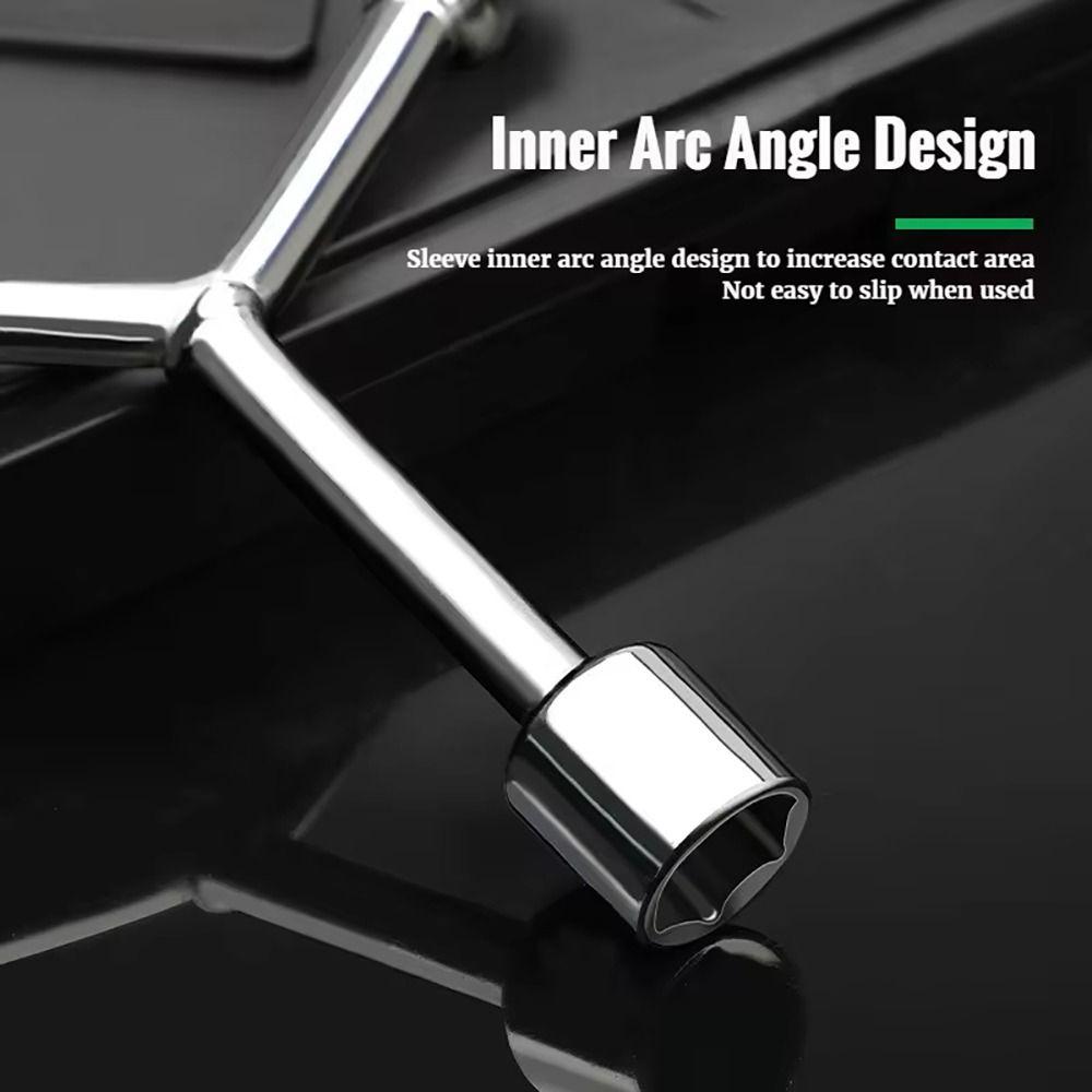 1 шт. хром-ванадиевая сталь треугольный торцевой ключ велосипедный трехвилочный ключ Y-образный гаечный ключ