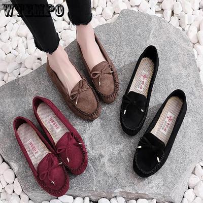 Туфли Старая Пекинская тканевая обувь на плоской подошве, одинарные туфли, обувь для отдыха, модная женская обувь