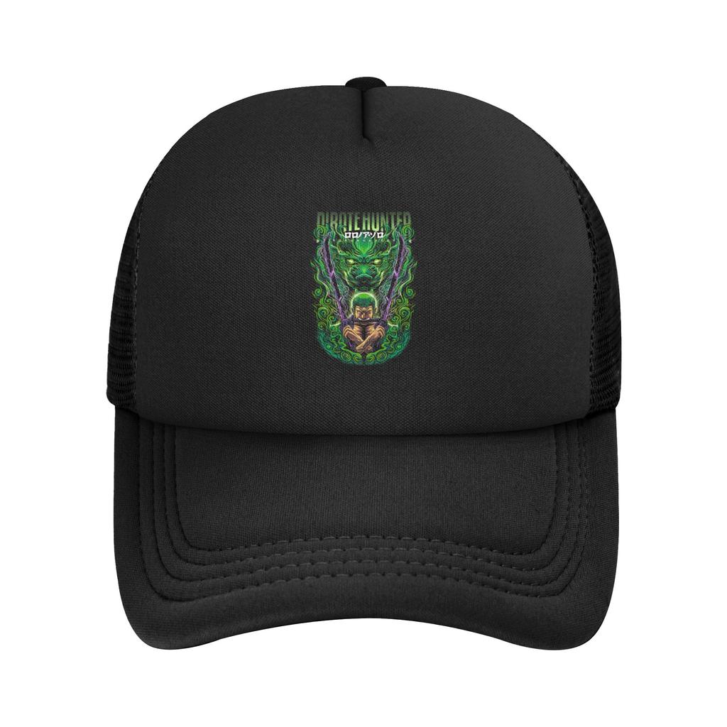 Mihawk  onepieces  Flag Trucker Hat Unisex Sport  Mesh Baseball Cap Polyester Adjustable Sports Cap