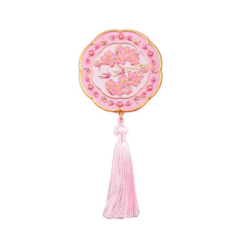 Ручное косметическое зеркало с рельефным узором, изысканное карманное зеркало в китайском стиле для макияжа