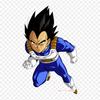 Patches For Clothes Bag Iron On Thermal Stickers Vegeta Transparent Vegeta Goku Pattern Washable Heat Transfer