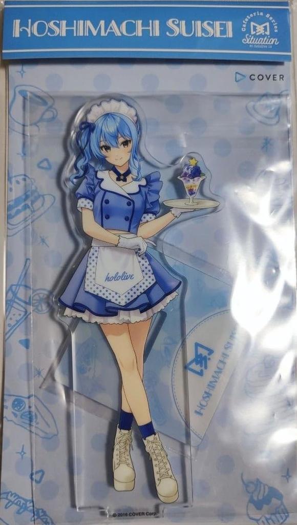 Акриловая подставка Suisei Hoshimachi Серия «Кафетерий» Официальный мерч