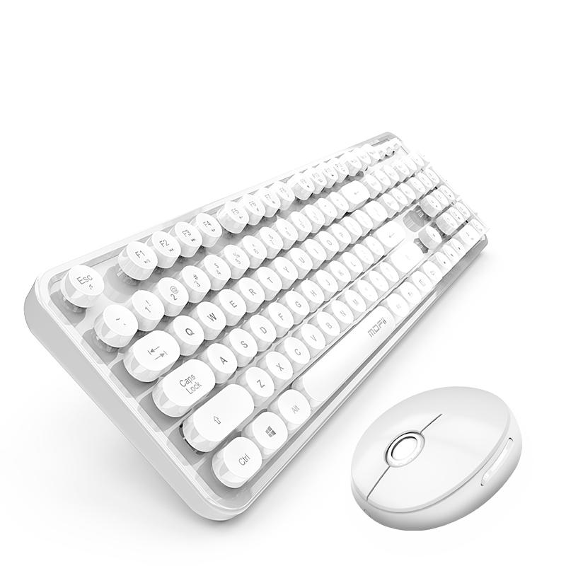 Mofii Беспроводная клавиатура и мышь Sweet 2.4G с 104 круглыми клавишами - Офисная клавиатура