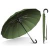 Long Umbrella Strength 16 Extra Large Jump Diameter 230T Super Water Durable Glass Windproof Automatic Embedded for Both Sun and and Heavy Rainy