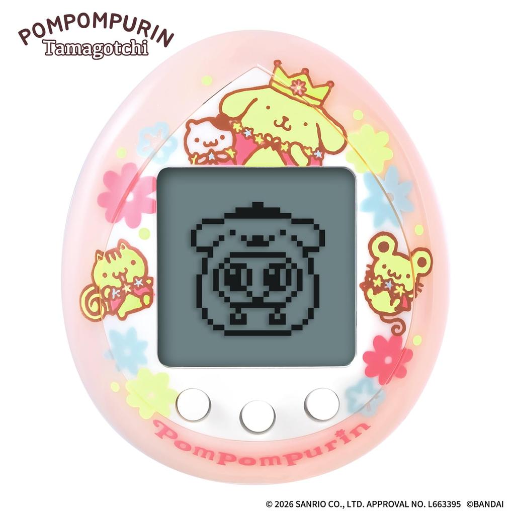 POMPOMPURIN Тамагочи Магический Розовый Рекомендуется с 6 лет и Персонажи Sanrio [Bandai] версия. взрослеть.