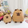 2023 Cute Capybara Plush Large Capacity Backpack for Women & Kids