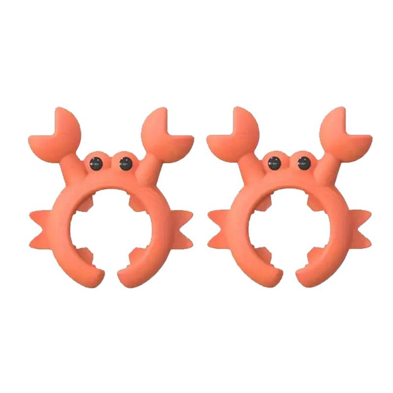 1/2 шт. Креативная подставка для лопатки в форме краба, держатель для столовых приборов, пищевой, не содержащий BPA, не нагревается