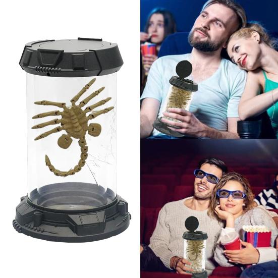 Ведро для попкорна Facehugger LED Alien Octopus Tentacles Stasis Chamber Tank Gothic Desktop Decoration Home Decor