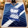 Flannel BlanketBirmingham City Warm Soft Throw Blanket for Indoor Sofa Bed Living Room Use
