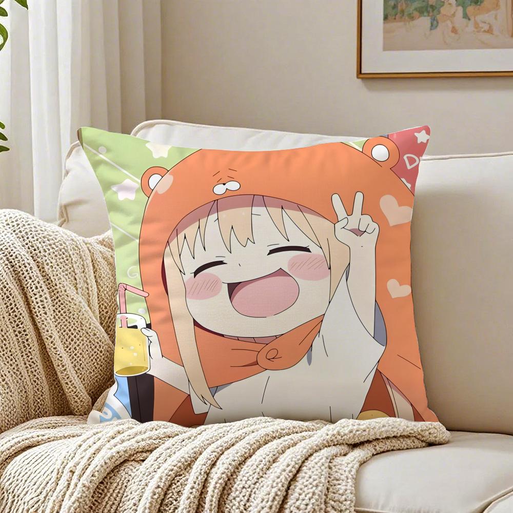 Cute Lazy Japanese Anime HHimouto Umaruchan Cushion Cover Pillowcase Antidustmite living Room Sofa Decor Cushion Room