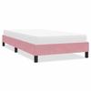 VidaXL Bed Frames Without Mattress Pink 80x220 Cm Velvet, Bed, Bed Base, Velvet Bed, Bedroom Furniture, Bed 4101384
