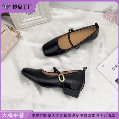 2025 весна и лето новые туфли на высоком каблуке женская одежда высококлассные туфли-лодочки женские Мэри Джейн туфли-лодочки женская мода