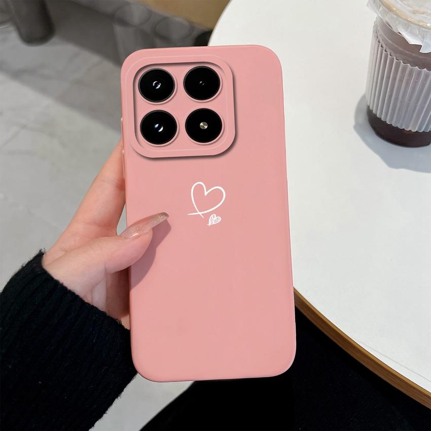 Многоцветный Чехол для Телефона с Узорами в Виде Сердечек Любви Для Xiaomi 17 15 15T 14T Pro Poco M7 M8 F7 F8 C71 C75 Ударопрочный Силиконовый Задний Чехол-Ракушка Для Xiaomi Capa