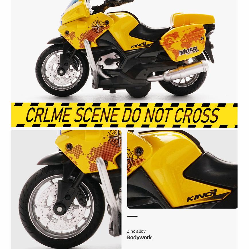 Литые игрушки для мотоциклов в масштабе 1/14, со световыми и музыкальными игрушками, модель мотоцикла, игрушечный мотоцикл для детей 3-9 лет