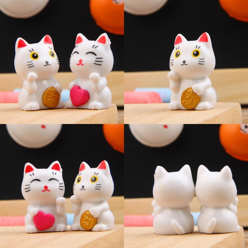 Action Figures Cat Model Toy Micro Bonsai For Garden Display Ornaments Gift