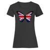 Union Jack Butterfly British Culture Unisexs TShirt Uk Flag Graphic