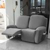 1/2 Seater Recliner Sofa Cover Elastic Velvet Relax Armchair Slipcover All-inclusive Lazy Boy Chair Covers Furniture Protector