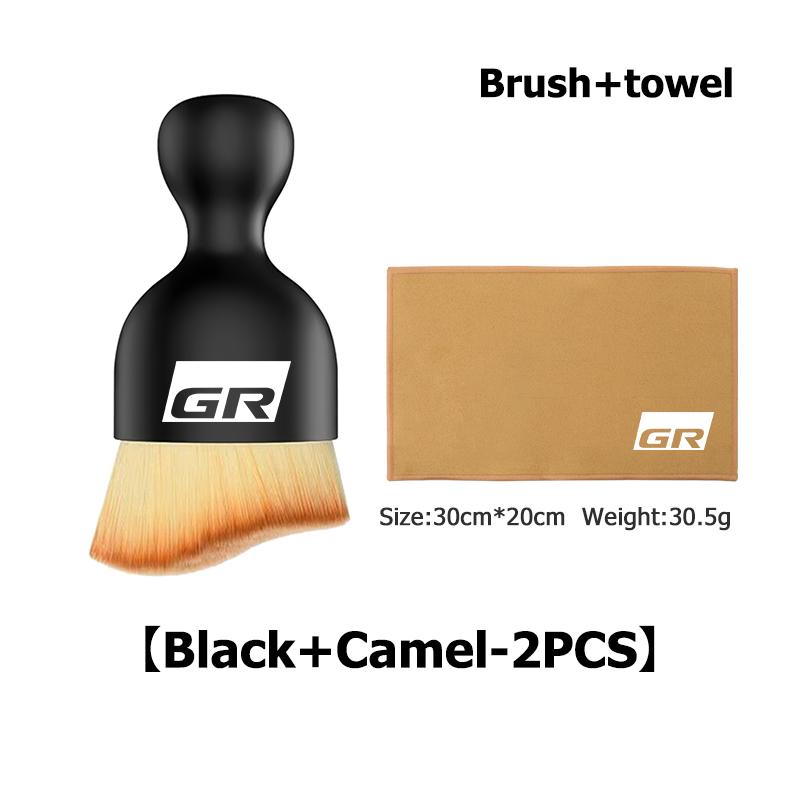 For S9 Soft Car Interior Detailing Brush Air Vent Dust Cleaner Tool Accessories GR Sport Yaris Chr Auris Rav4 Prius Prado JH9