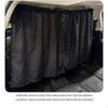 4x Car Window Shade Blackout Black Accessories Portable Privacy Curtain for Reading