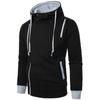 Zip-Up Cool Y2k Clothing Fashion Hoodies Mens Осень-зима с длинным рукавом, подходящая по цвету толстовка с капюшоном, толстовка с капюшоном, футболка Yasheng