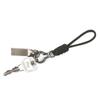 Anti-lost Paracord Keychain Wristlet Strap Braided Woven Keychain  Car Key Holder