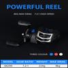 AK Plastic/Metal Wire Cup 7.2:1 High Speed Fishing Reel Left and Right Hand Bait Casting Reel Braking System 8kg Puller Magnetic Brake