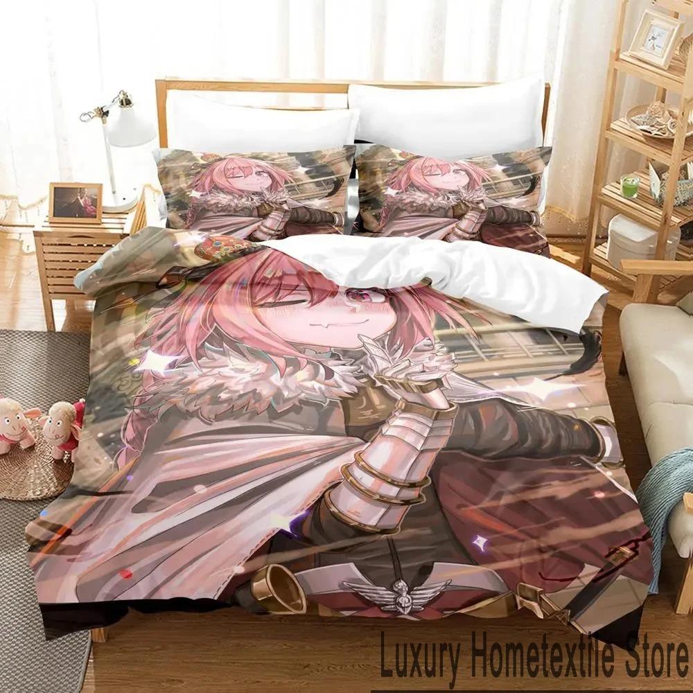 3D-принт FateApocrypha Astolfo Anime Комплект постельного белья для мальчиков и девочек Twin Queen King Size Пододеяльник Наволочка Кровать для мальчиков Взрослый