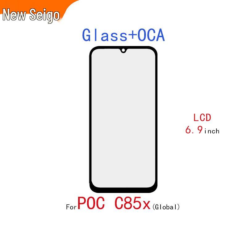 Совместимое стекло дисплея и сенсорный экран LCD + OCA для POC C81 C85x Индия (Международная версия)